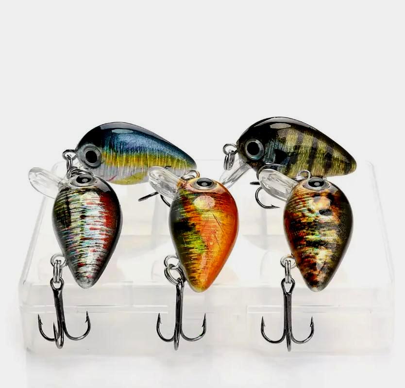5 pc 1 1/4 in crankbait (set D) 5 pc 1 1/4 in crankbait (set D)