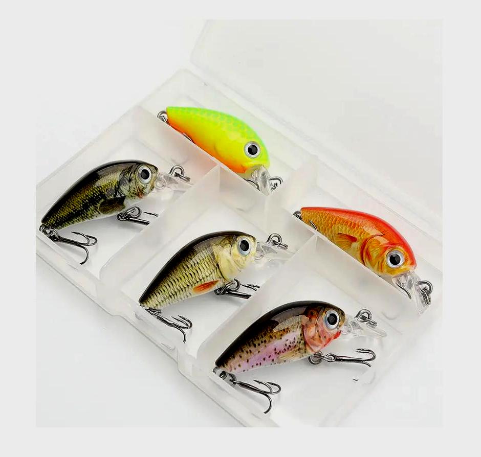 5 pc 1 1/2 inch crankbait assortment A 5 pc 1 1/2 inch crankbait assortment A