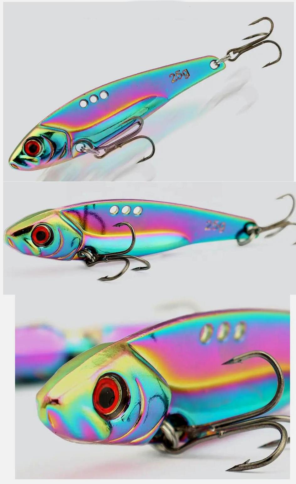 Metal Vibe Bait highly reflective Metal Vibe Bait highly reflective