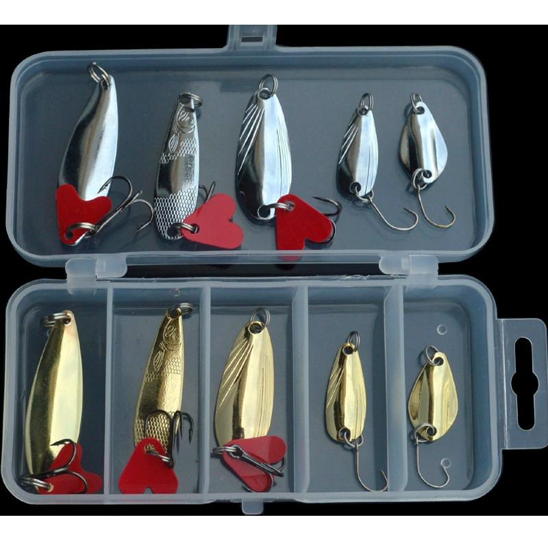 10 pc casting spoon (d) assortment in free box 10 pc casting spoon (d) assortment in free box