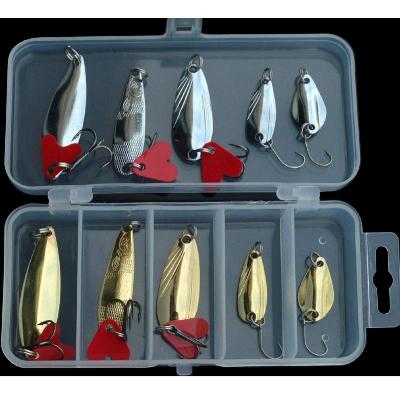Casting spoon set  (d) 10 pc in small storage box